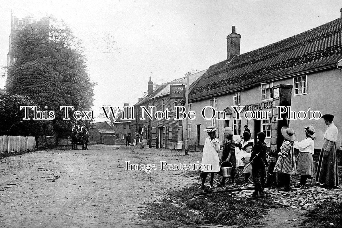 SF 40 - The Royal Oak, Medlesham, Suffolk c1905