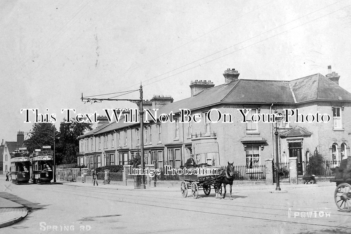 SF 400 - Spring Road & Warwick Road Junction, Ipswich, Suffolk c1907