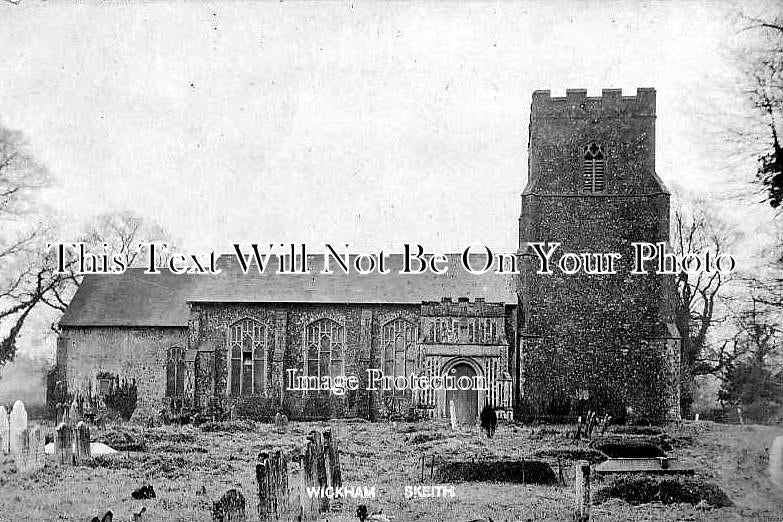 SF 42 - St Andrews Church, Wickham Skeith, Suffolk c1915
