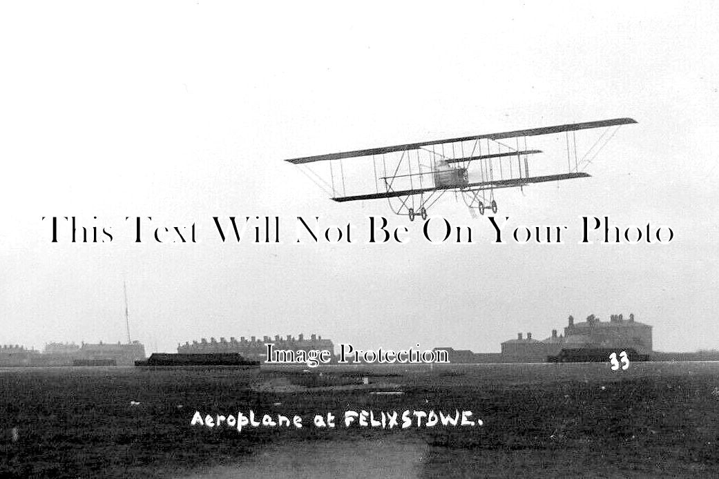 SF 4359 - Aeroplane At Felixstowe, Suffolk