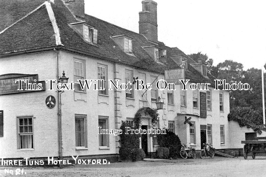 SF 4361 - Three Tuns Hotel, Yoxford, Suffolk c1919