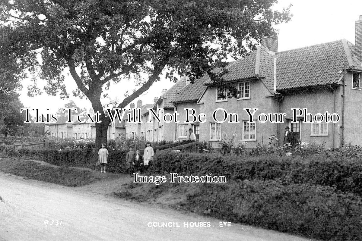 Sf 4481 Council Houses Eye Suffolk C1920 Jb Archive