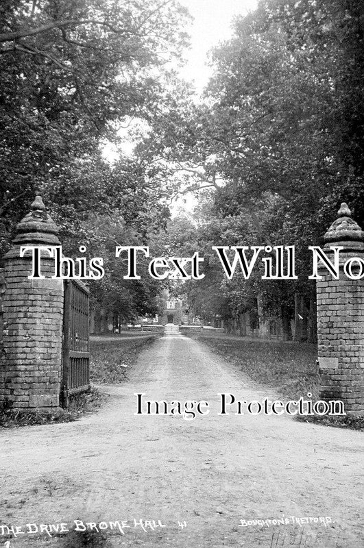 SF 4504 - The Drive, Brome Hall, Brome, Suffolk c1908