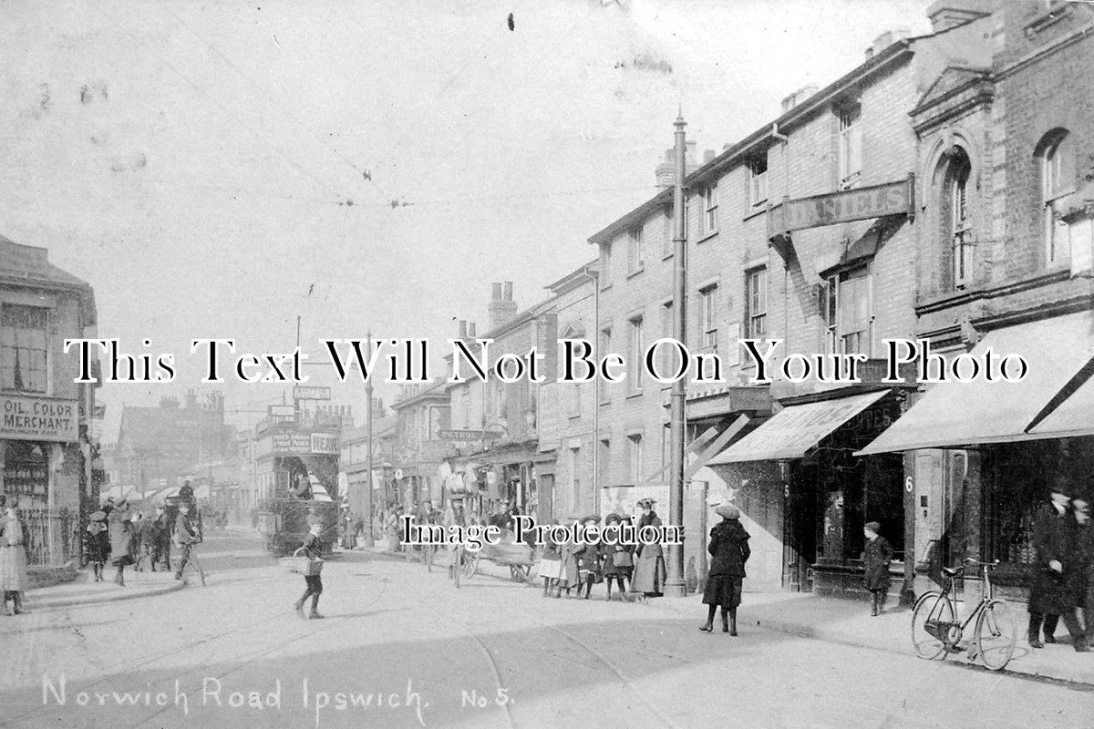 SF 457 - Norwich Road, Ipswich, Suffolk c1908