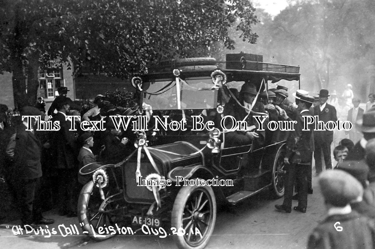 SF 459 - Election Fever At Duties Call, Leiston, Suffolk c1910