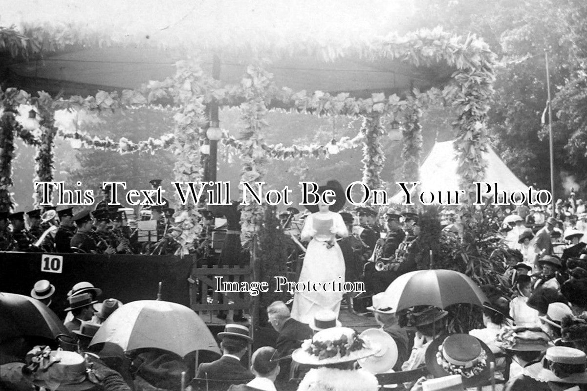 SF 461 - The Bandstand, Woodbridge, Suffolk c1910