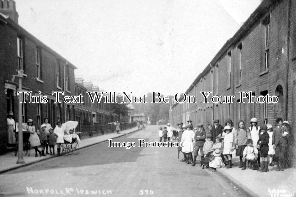 SF 498 - Norfolk Road, Ipswich, Suffolk c1922