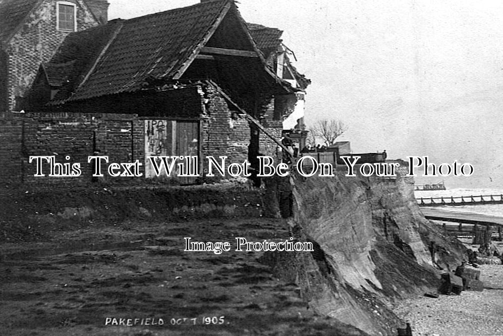 SF 523 - Cliff Erosion, Pakefield, Lowestoft, Suffolk c1905