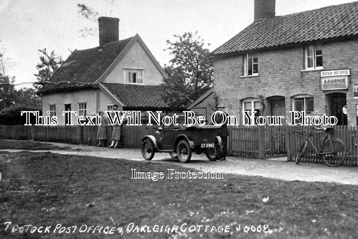 SF 527 - Tostock Post Office & Oakleigh Cottage, Bury St Edmunds, Suffolk