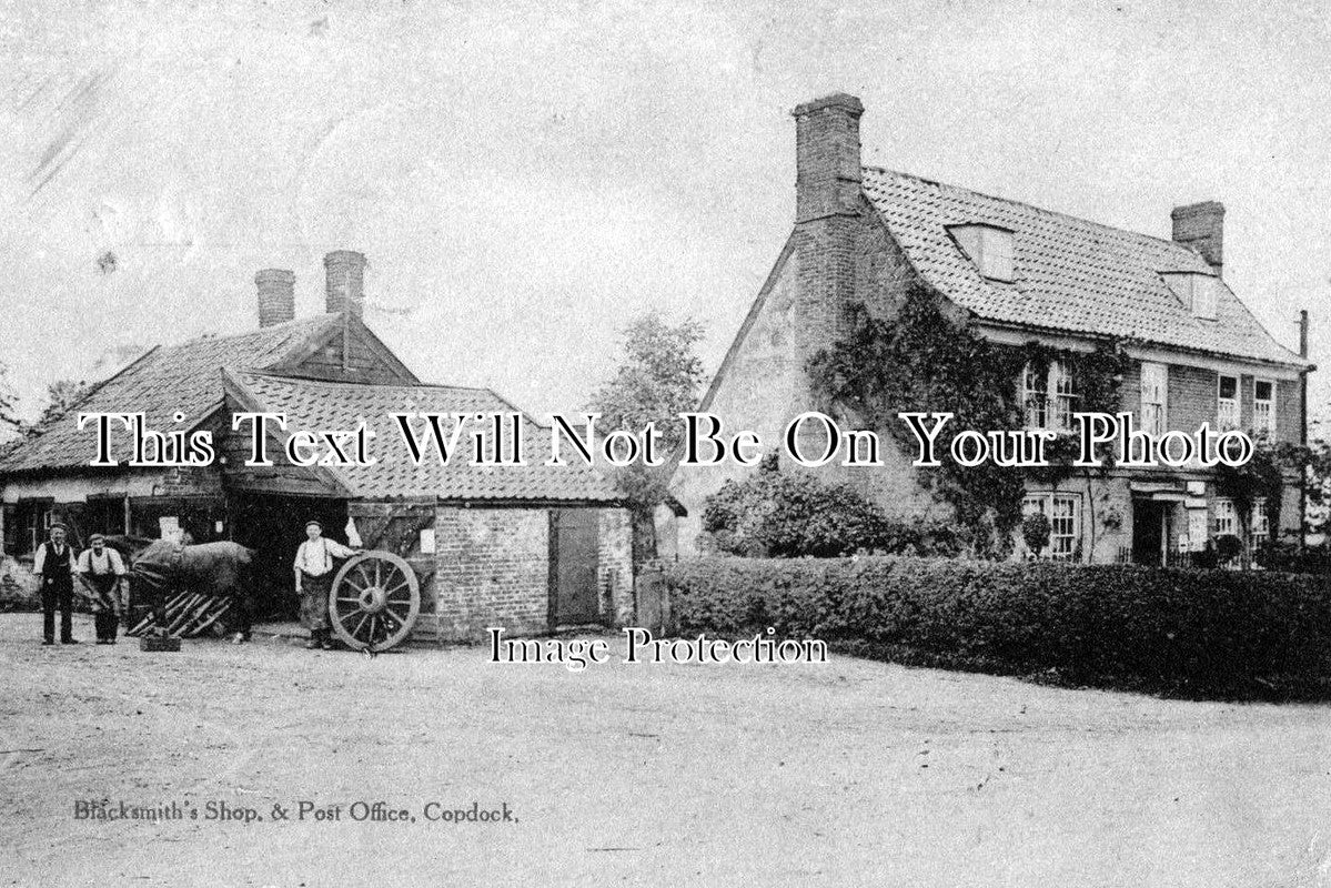 SF 561 - Blacksmiths & Post Office, Copdock, Suffolk c1905