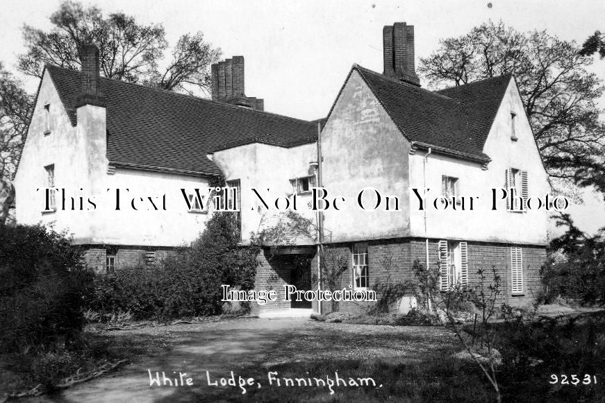 SF 572 - White Lodge, Finningham, Suffolk c1937