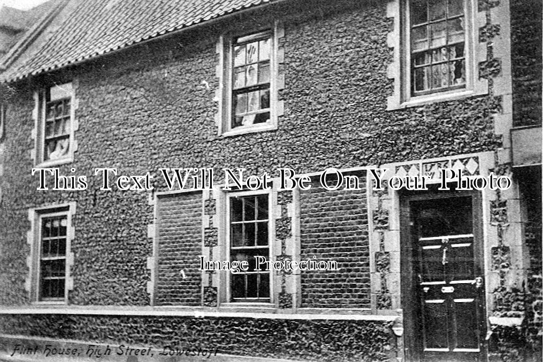 SF 574 - Flint House, High Street, Lowestoft, Suffolk c1910