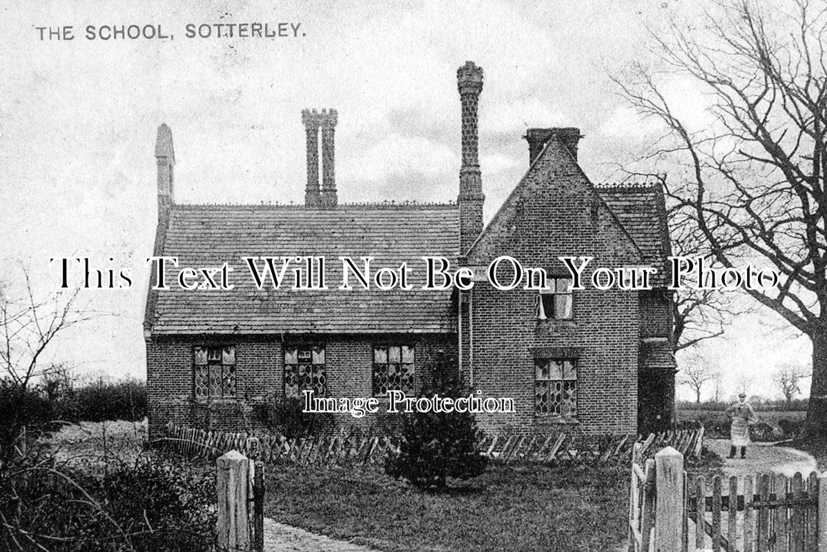 SF 592 - The School, Sotterley, Suffolk c1910