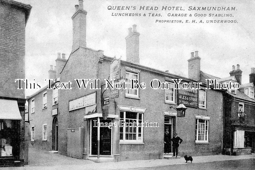 SF 597 - Queens Head Hotel Inn, Saxmundham, Suffolk