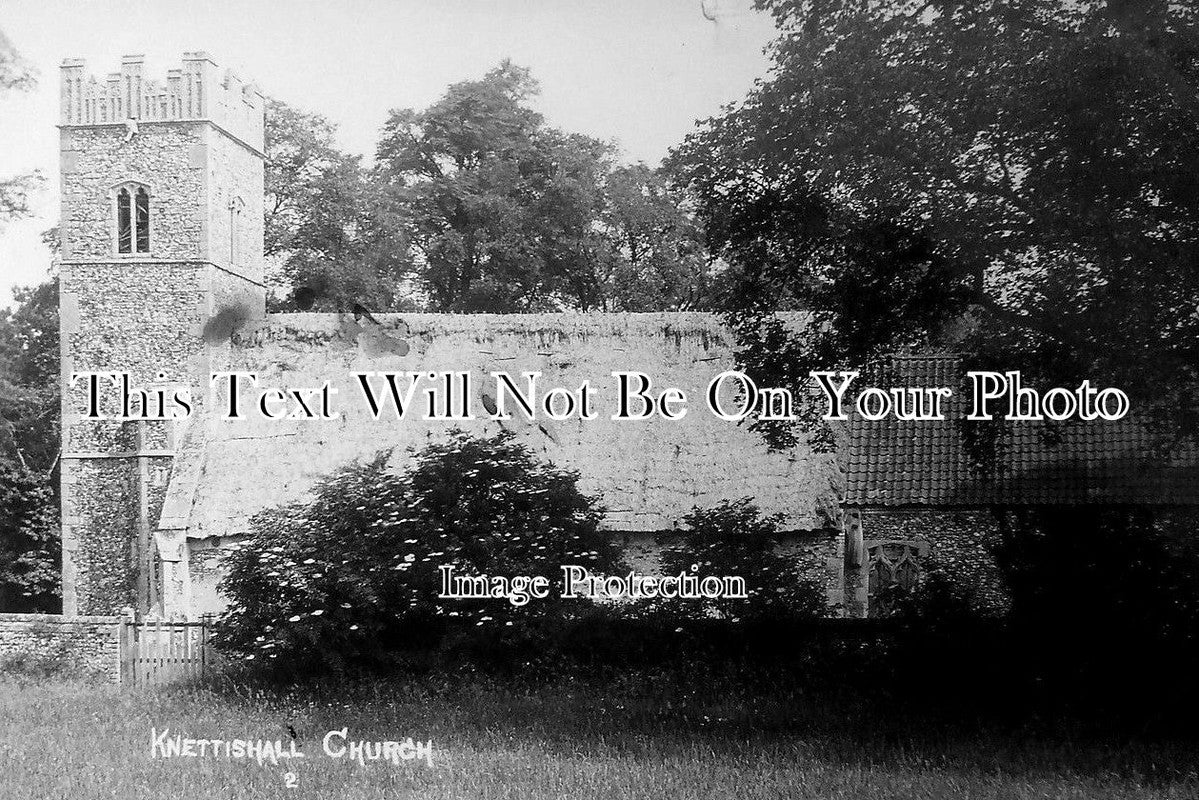 SF 67 - Knettishall Church, Suffolk c1906