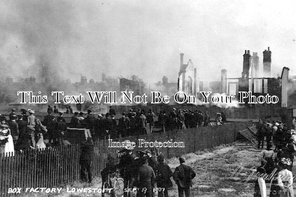 SF 690 - Box Factory Fire, Ethel Road, Lowestoft, Suffolk 1907
