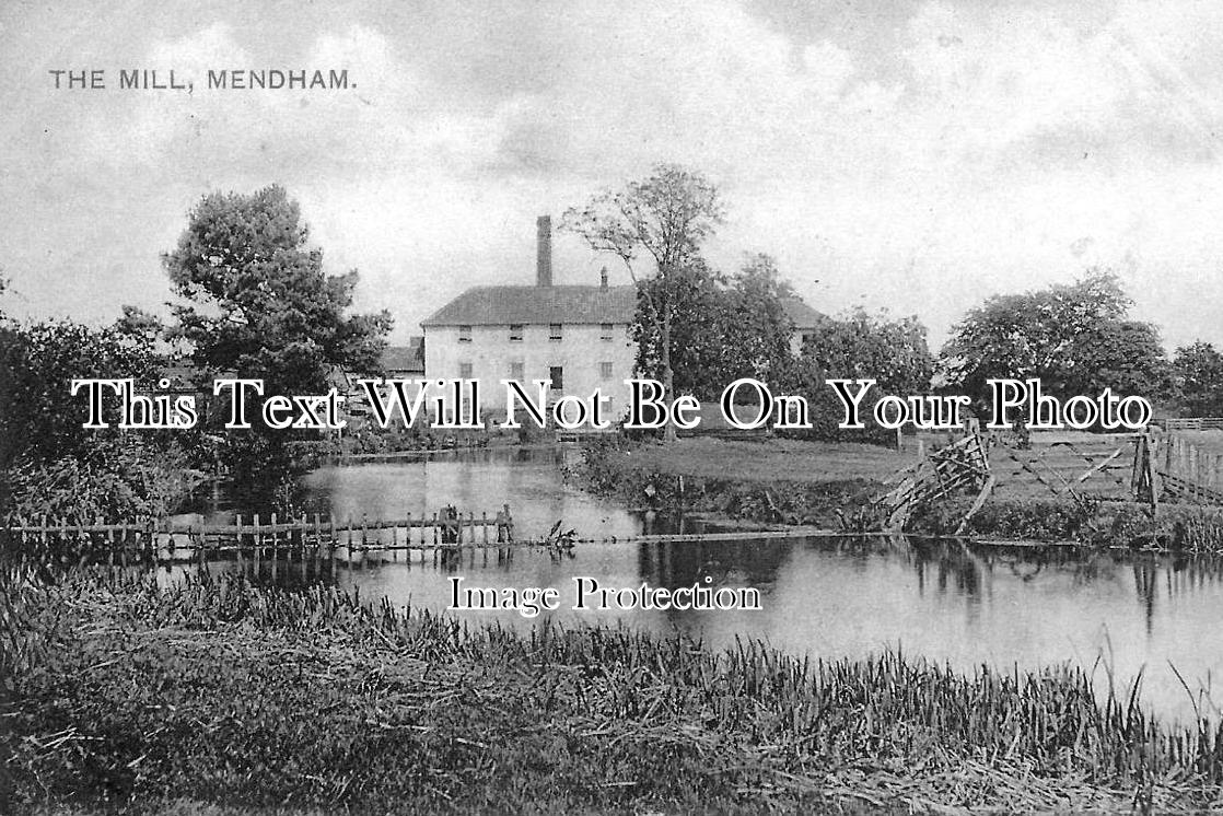 SF 699 - The Mill, Mendham, Suffolk c1905