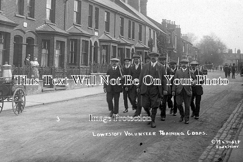 SF 733 - Army Volunteer Training Corps, Lowestoft, Suffolk c1914
