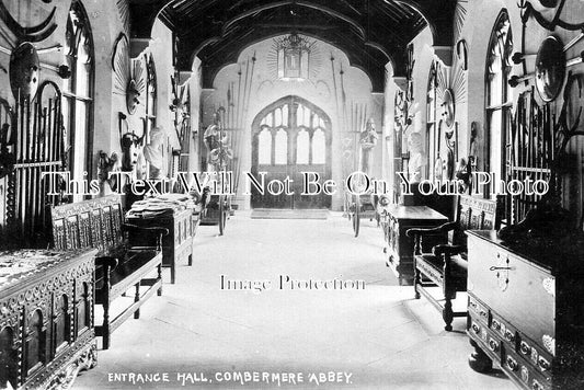SH 1118 - Entrance Hall, Combermere Abbey, Shropshire