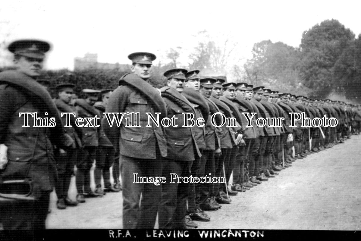 SO 1024 - Royal Field Artillery Leaving Wincanton, Somerset