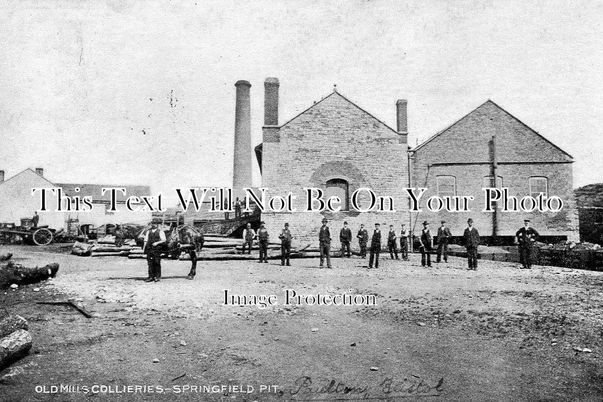 SO 104 - Old Mills Collieries, Springfield Pit, Somerset c1903