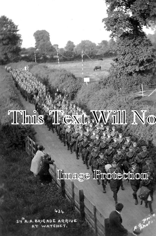 SO 1044 - 27 AA Brigade Arriving At Watchet, Somerset