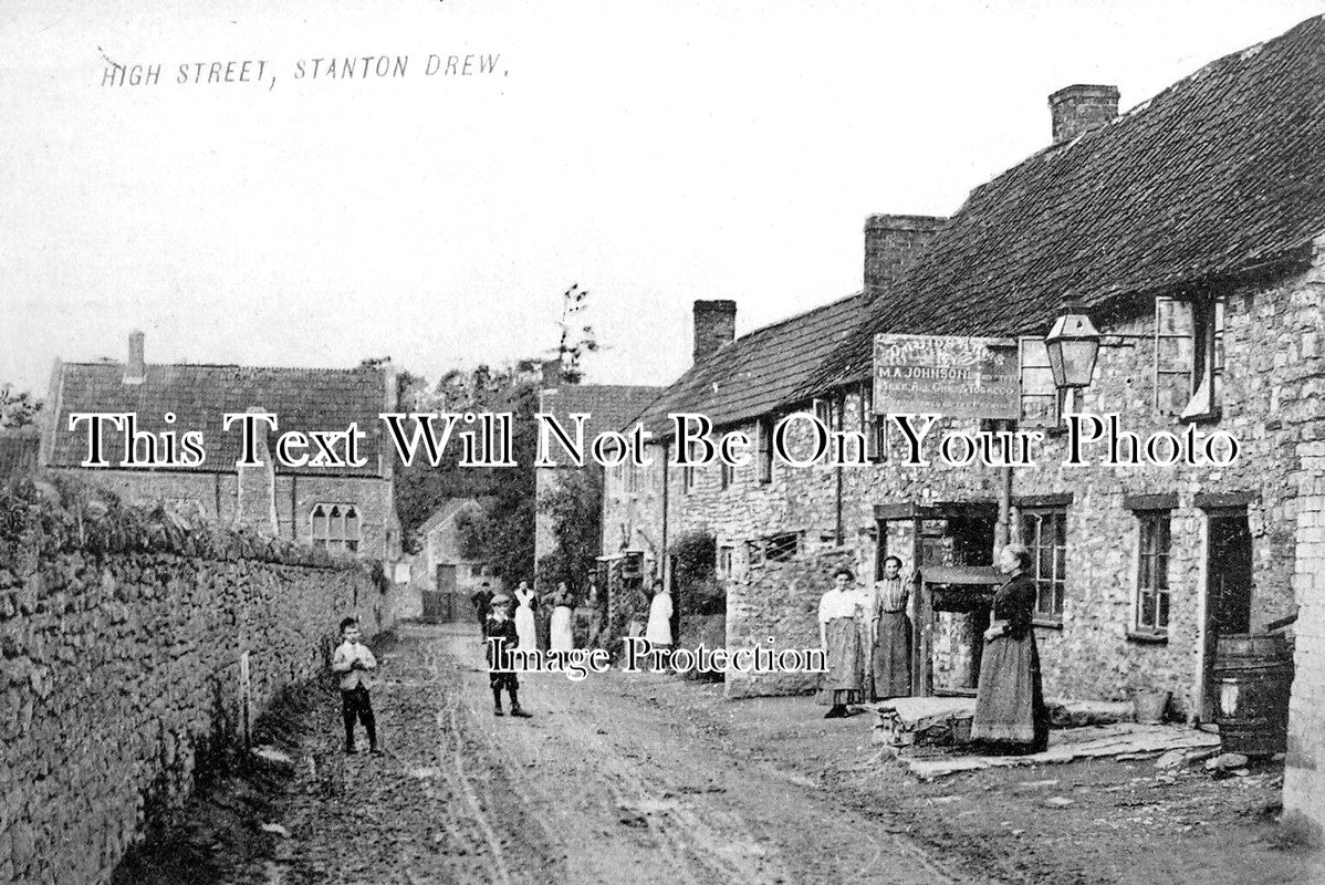 SO 1246 The Druids Arms & High Street, Stanton Drew, Somerset JB