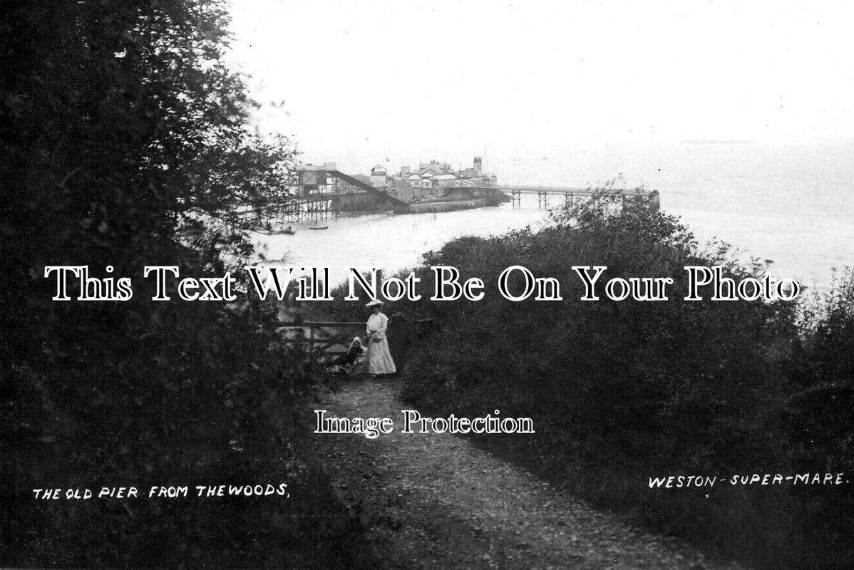 SO 1382 - The Old Pier, Weston Super Mare, Somerset c1907