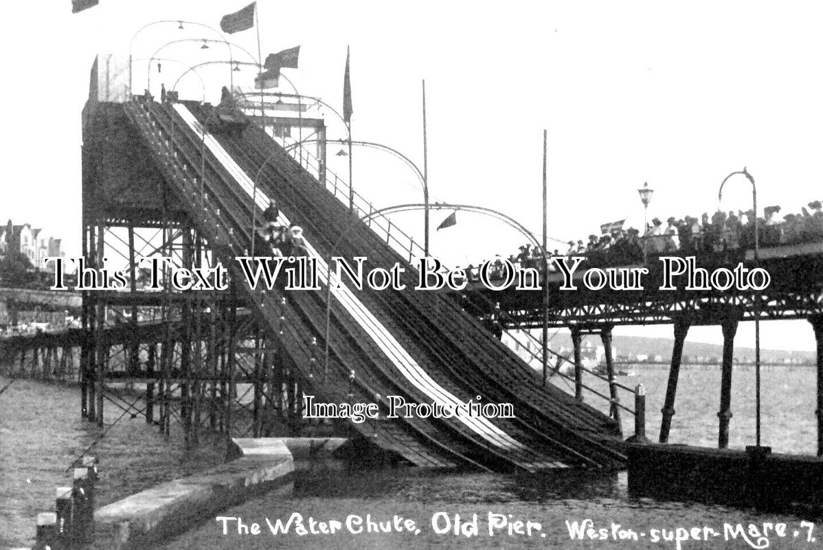 SO 1636 - The Water Chute, Old Pier, Weston Super Mare, Somerset