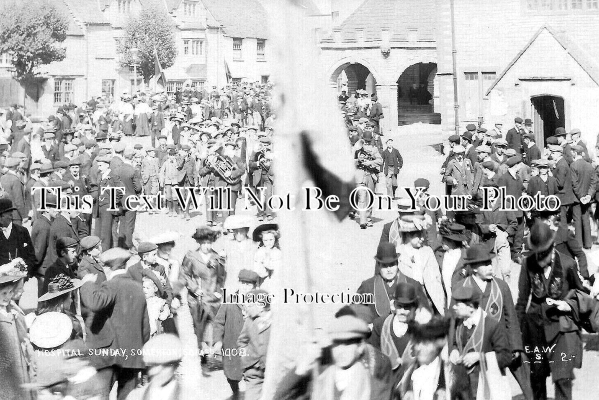 SO 1646 - Hospital Sunday, Somerton, Somerset 1908