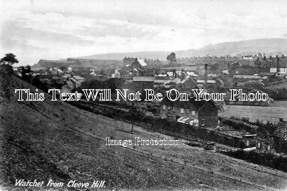 SO 167 - Watchet From Cleeve Hill, Somerset