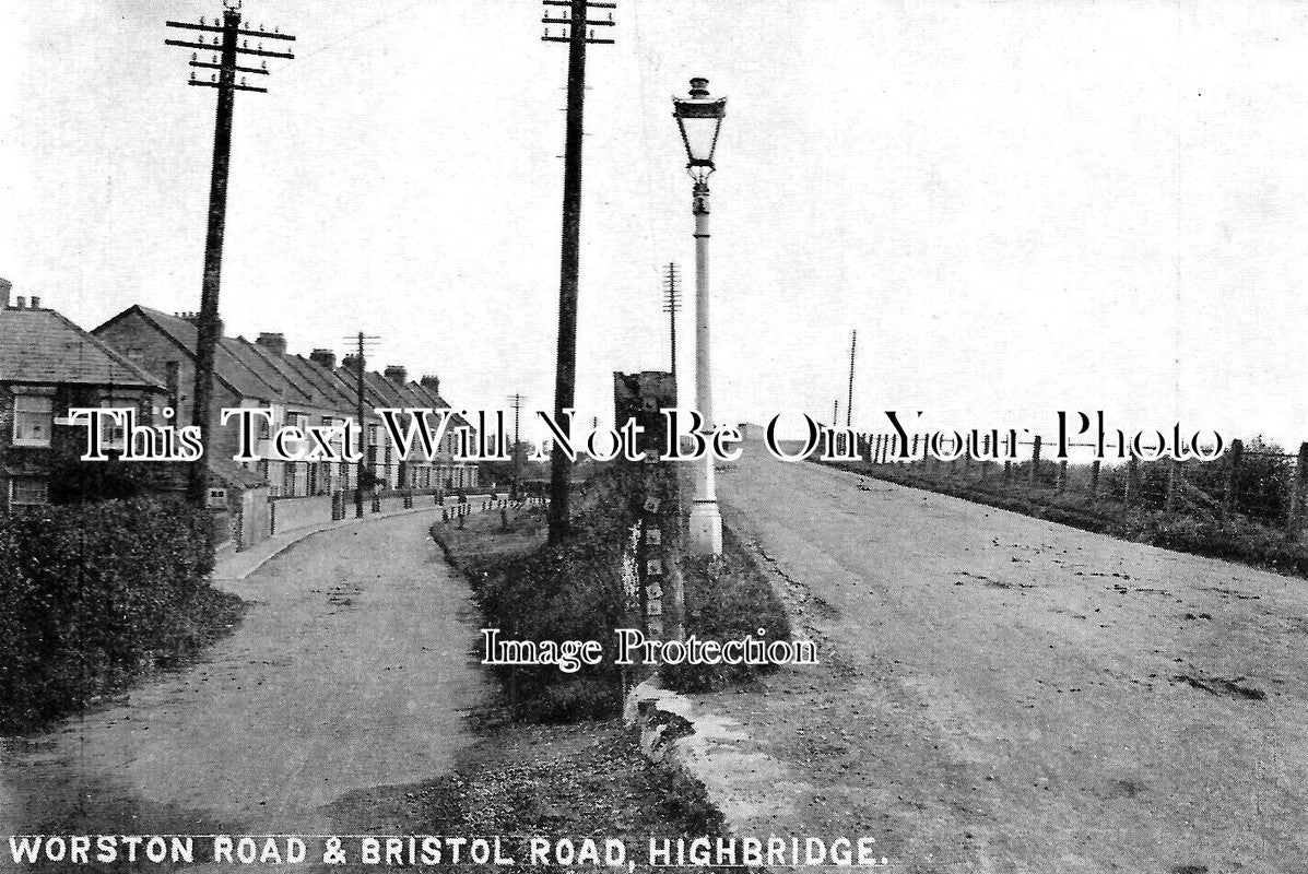 SO 1705 - Worston Road & Bristol Road, Highbridge, Somerset