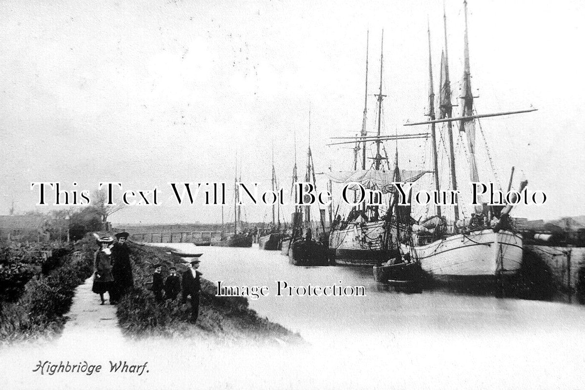 SO 1806 - Highbridge Wharf, Somerset c1906