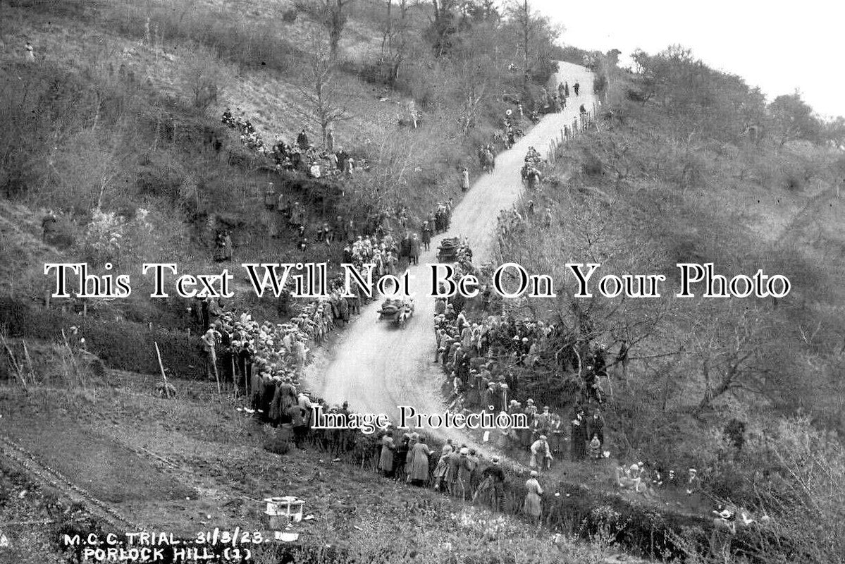 SO 1868 - MCC Motor Trial, Porlock Hill, Minehead, Somerset 1923