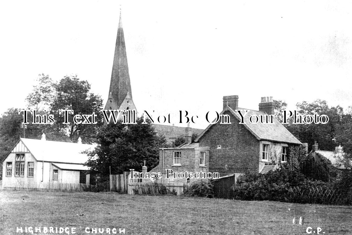 SO 1892 - Highbridge Church, Somerset c1911