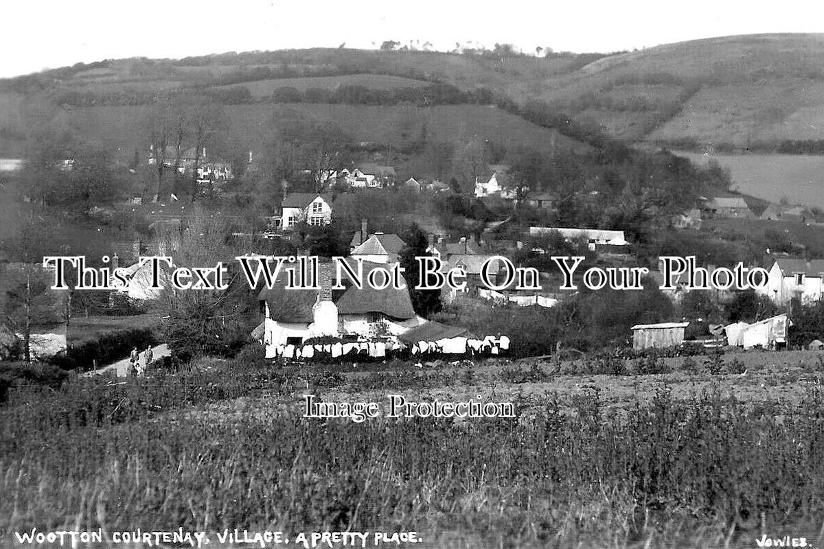 SO 1943 Wootton Courtenay Village, Somerset JB Archive