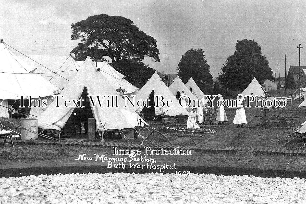 SO 1971 - New Marquee Section, Bath War Hospital, Somerset c1918 WW1