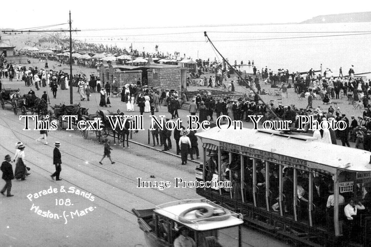 SO 2092 - Parade & Sands, Weston Super Mare, Somerset