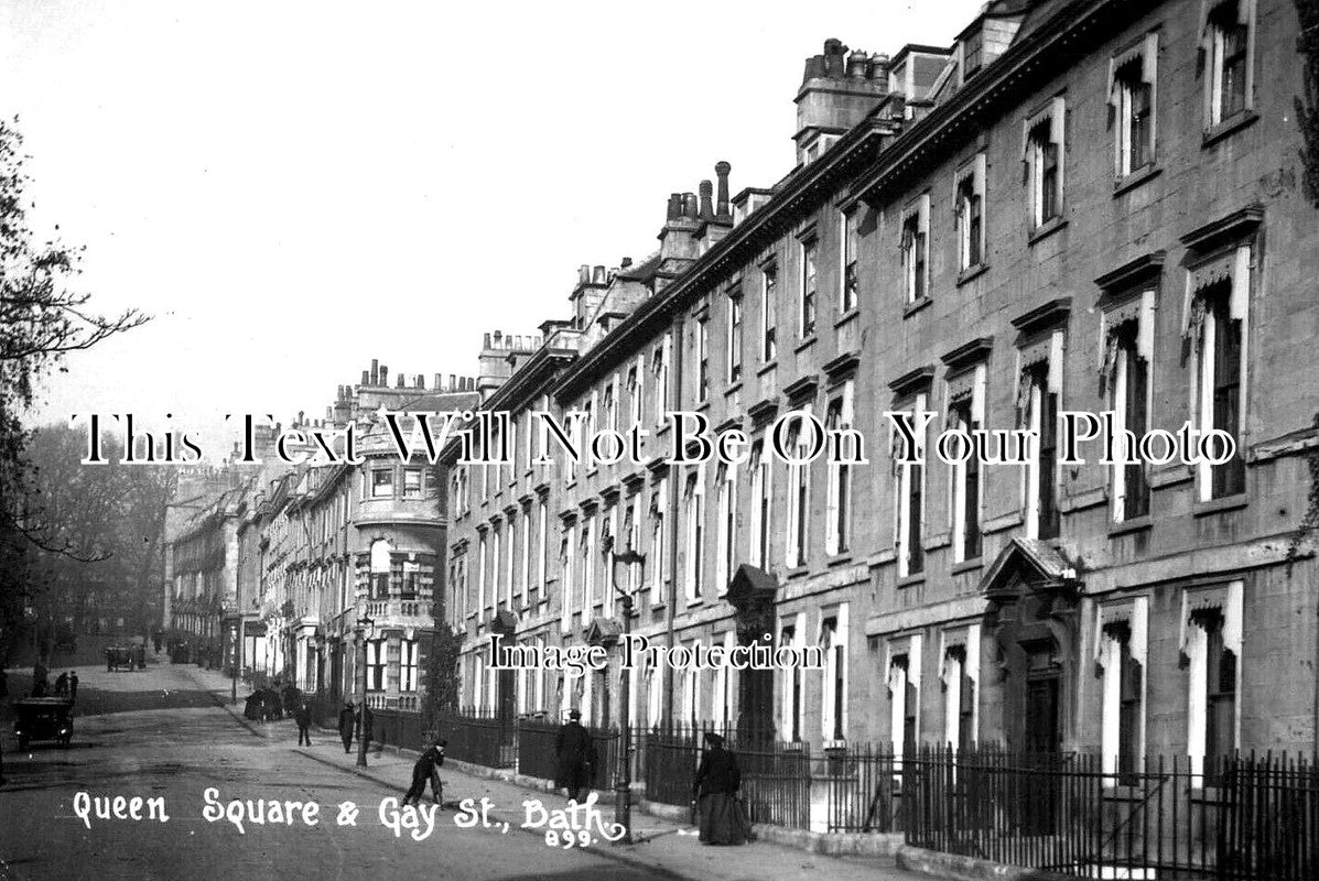 SO 2195 - Queen Square & Gay Street, Bath, Somerset