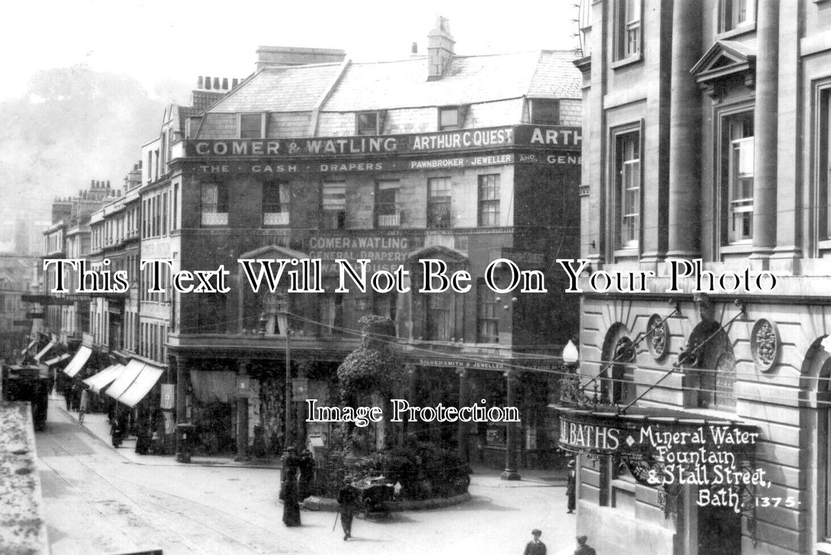 SO 2238 - Mineral Water Fountain, Stall Street, Bath, Somerset