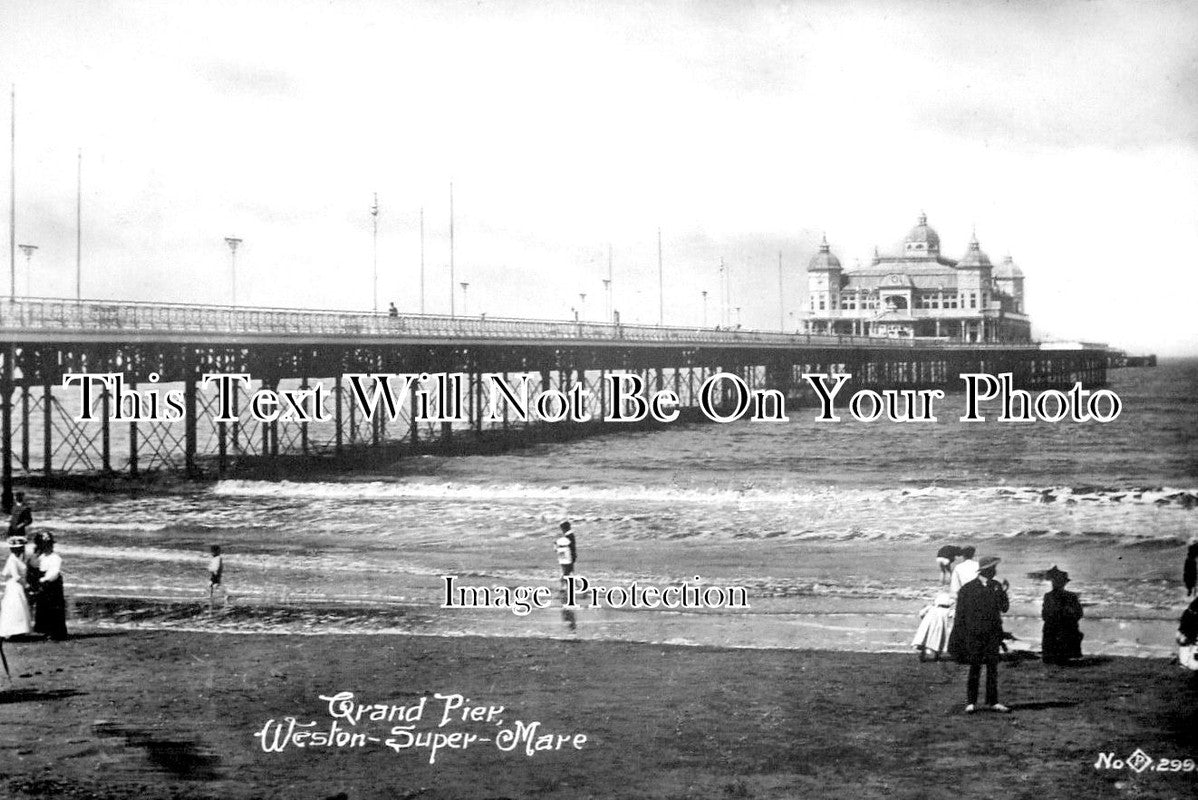SO 2396 - Grand Pier, Weston Super Mare, Somerset c1912