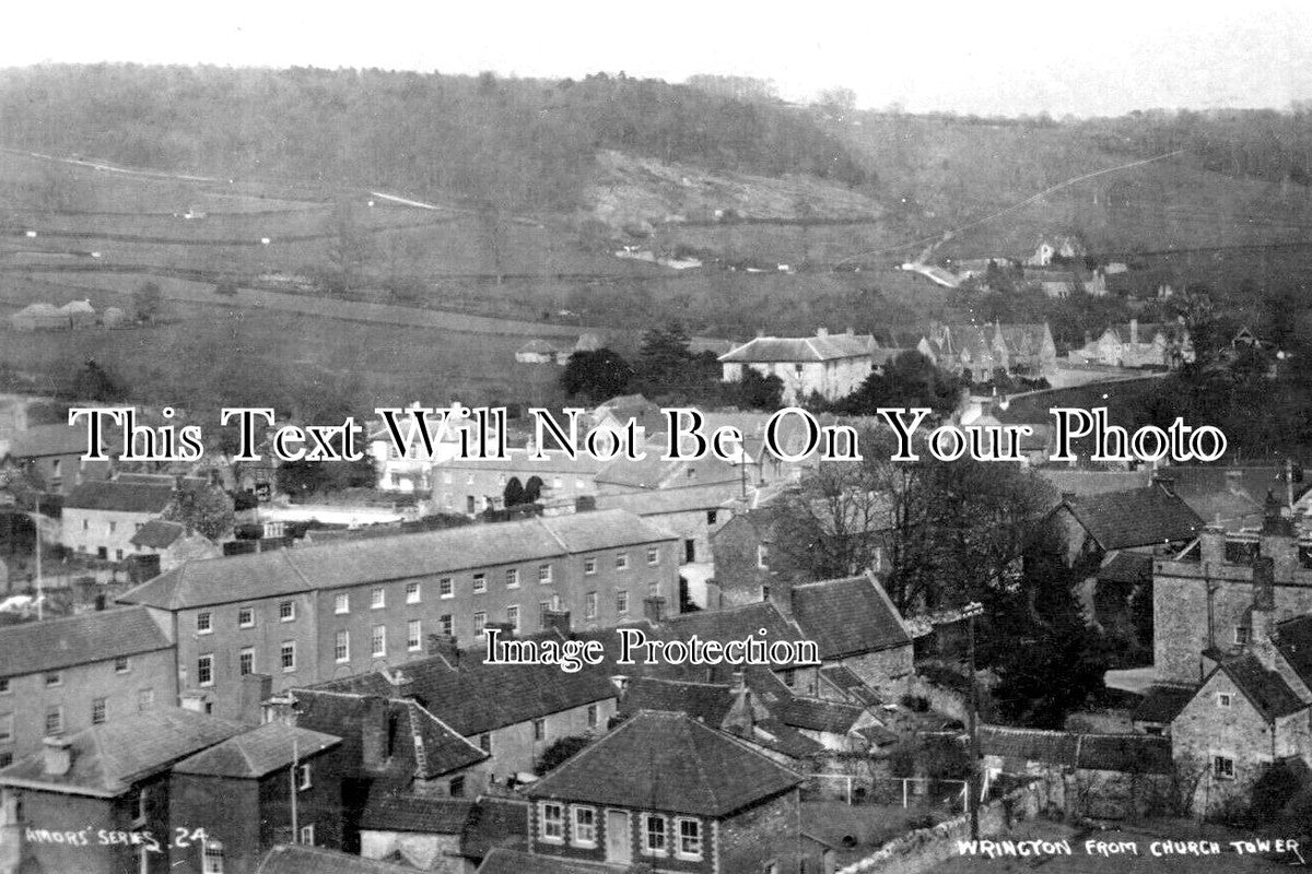 SO 2409 - Wrington From Church Tower, Somerset c1920