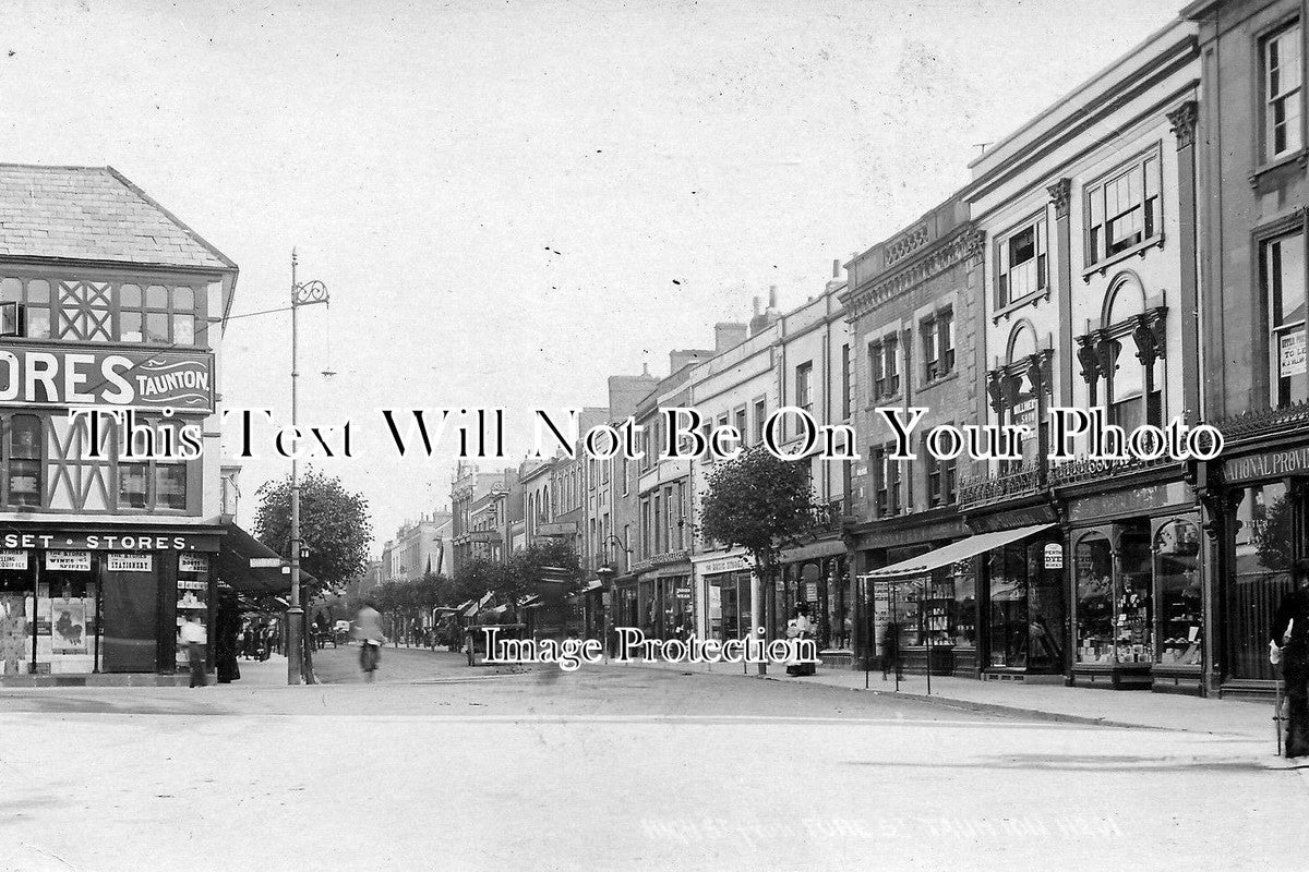 SO 241 - High Street From Fore Street, Taunton, Somerset