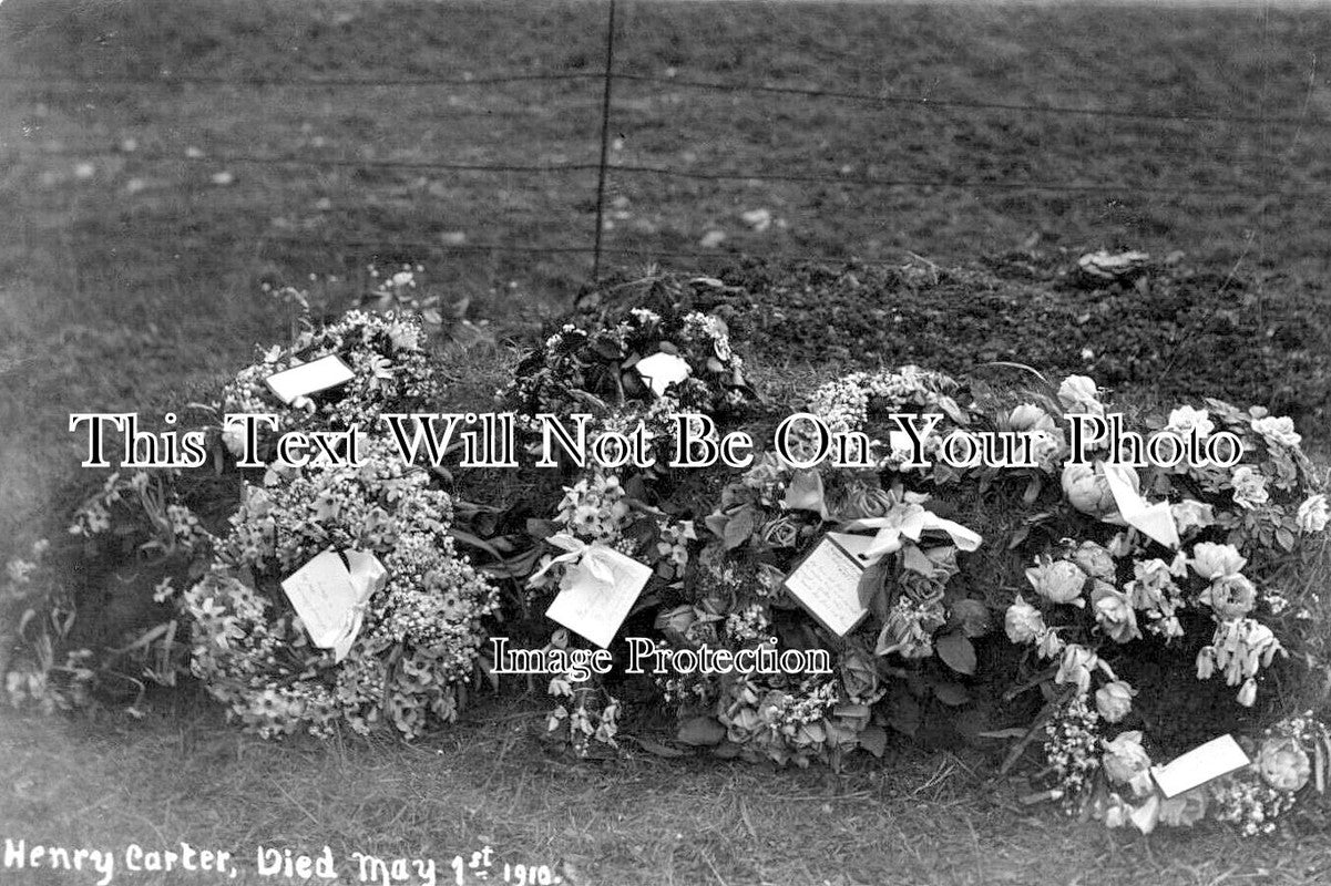 SO 2506 - Henry Carter Grave Flowers, Street, Somerset 1910