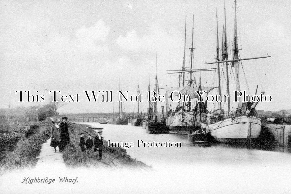 SO 2510 - Highbridge Wharf, Somerset c1908