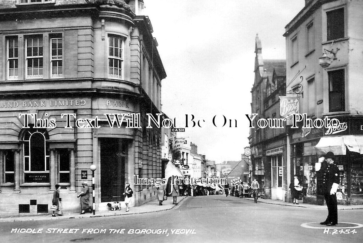 SO 2564 - Middle Street From The Borough, Yeovil, Somerset