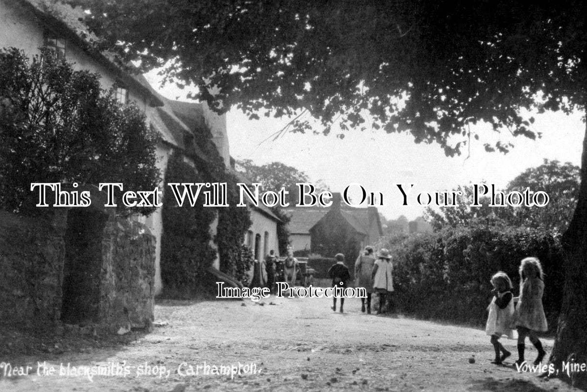 SO 262 - Near The Blacksmiths Shop, Carhampton, Somerset c1922