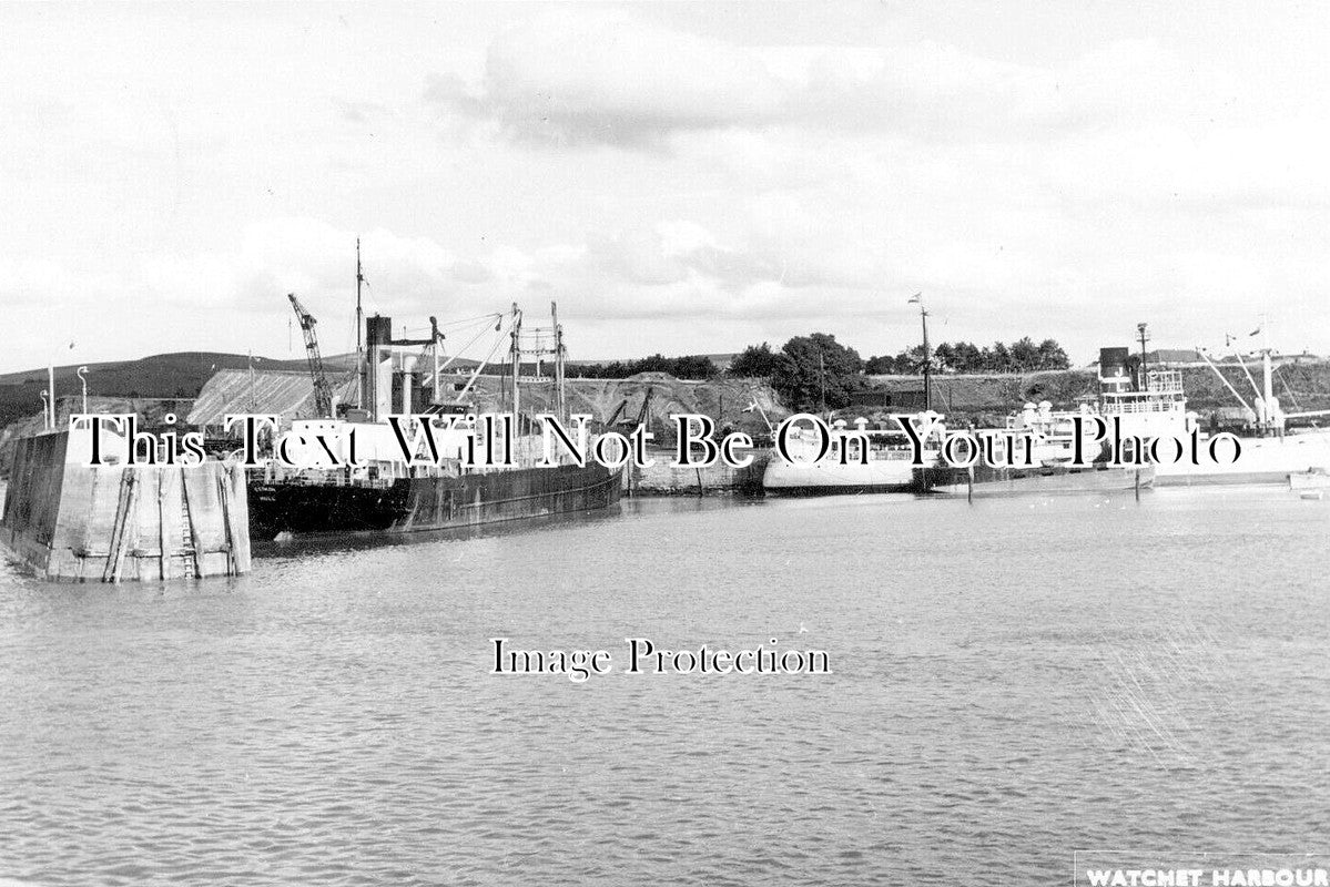 SO 2636 - Watchet Harbour, Somerset c1953