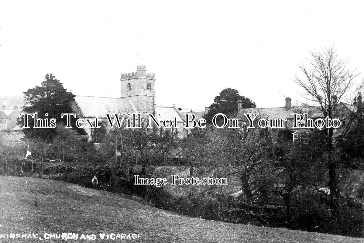 SO 2657 - Winsham Church & Vicarage, Somerset c1905