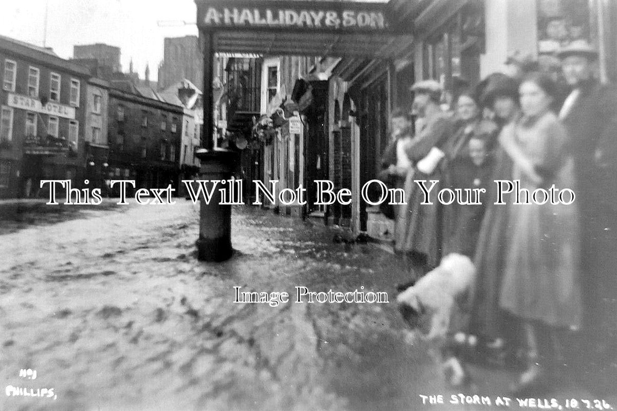 SO 2842 - The Storm At Wells, Somerset 1926